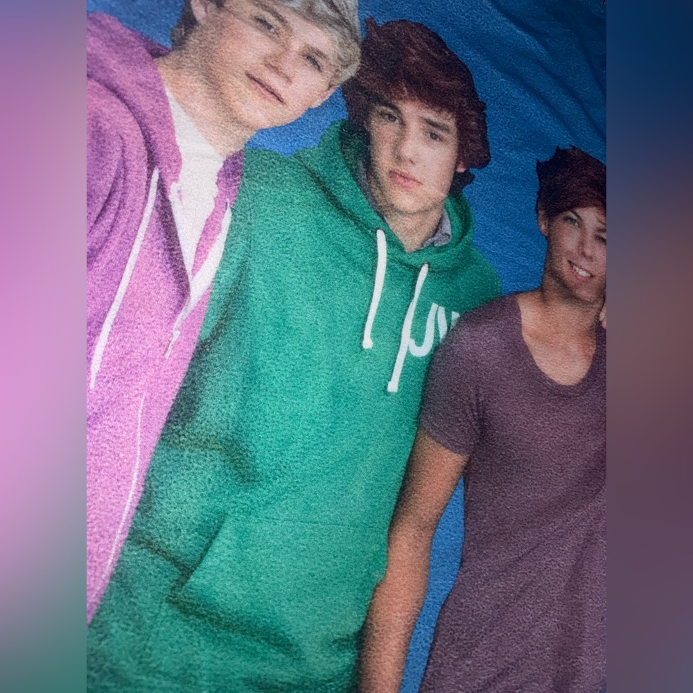 One Direction RARE 2013 Throw Blanket 45”x60” - Picture 5 of 11